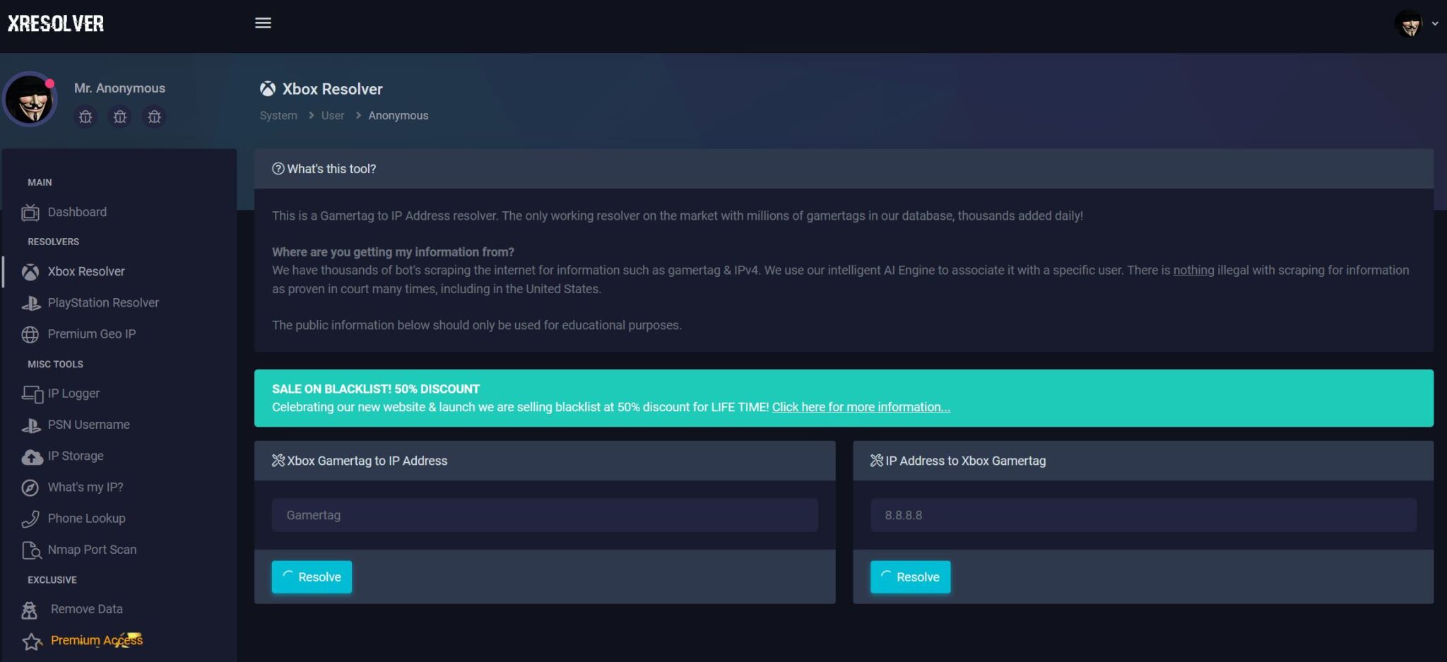 Xbox Resolver Xbox Gamertag IP Finder